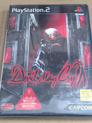 Devil May Cry κουτί και εγχειρίδιο για PlayStation 2, χωρίς δίσκο