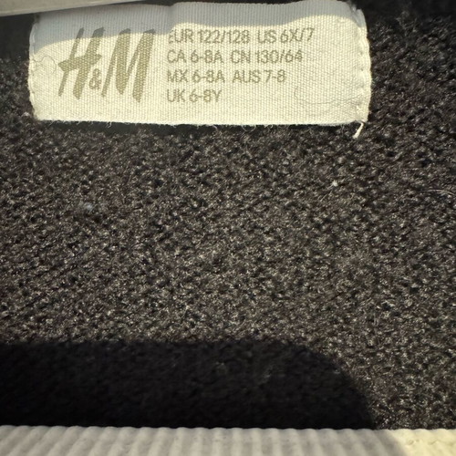 Knitted dress girl 10 years like new, colorful H&M