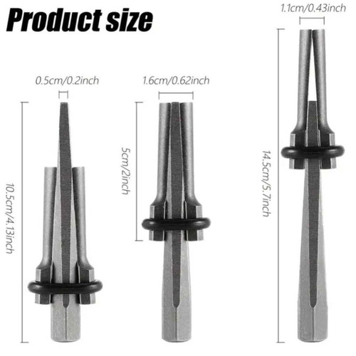 Steel rock splitters new, 16mm diameter, 145mm length