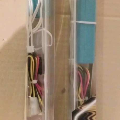 Led bars blue color for PC 30cm new, 2 pieces