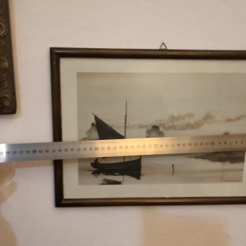 Lithography prints like new, set of 2, sizes 34x26 and 36x25