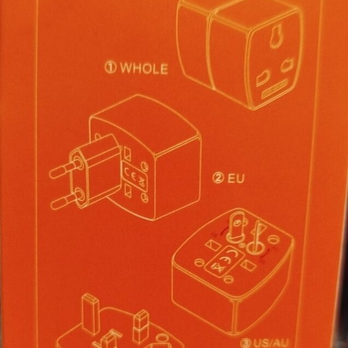 Ldnio Z4 220V Universal Travel Plug Adapter White New
