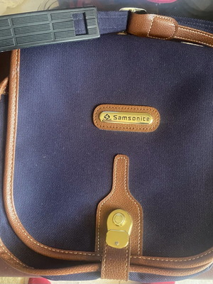 Samsonite blue shoulder bag like new