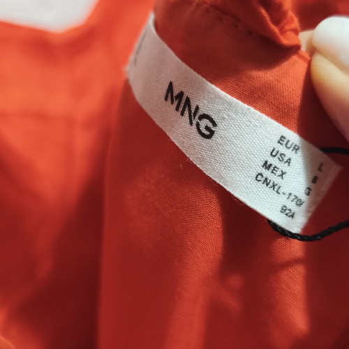 Mango long dress new with tags, coral color, size L