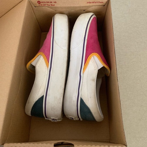 Vans pink slip ons used, size 36