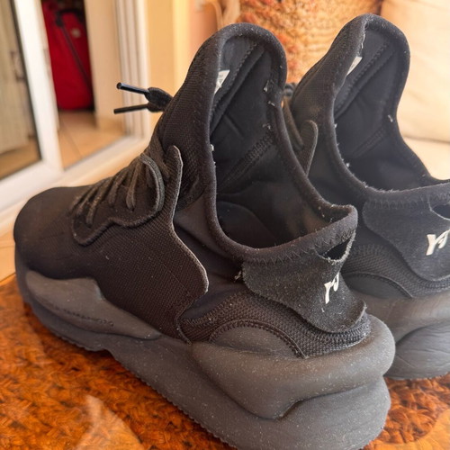 Y-3 black shoes like new, size 46