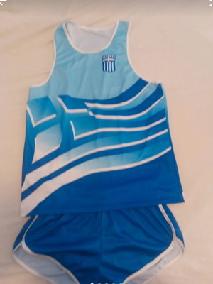 Hellas Track and Field Outfit like new, size large