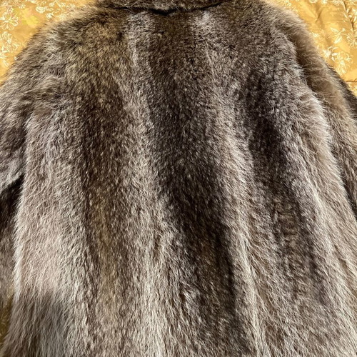 Raccoon fur like new, medium/large, genuine, made in America
