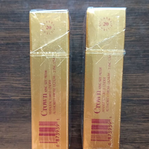 Crown collectible cigarette packs sealed, lot of 2, new