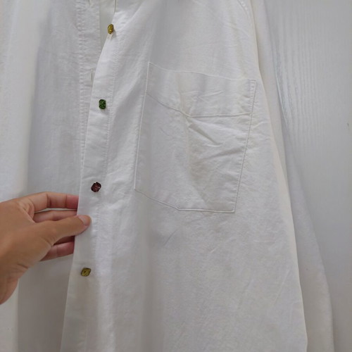 H&M white cotton shirt, size M