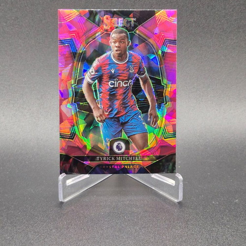2023 Select Premier League Terrace Pink Ice Prizm Tyrick Mitchell #39 Crystal Palace card