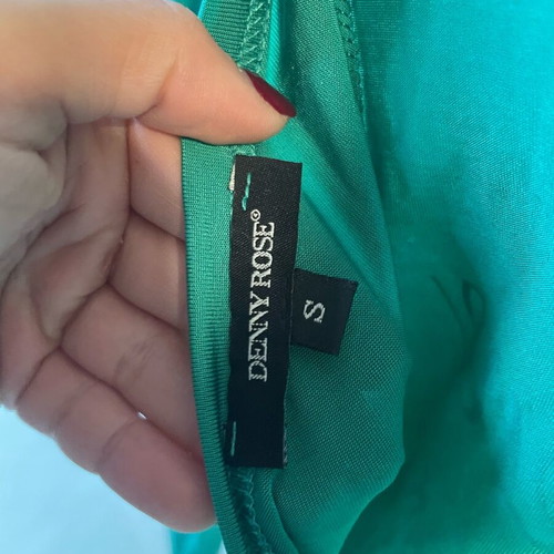 Denny Rose long-sleeve blouse green like new