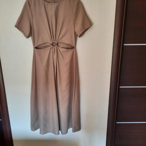 Zara dress like new, beige, breathable fabric, perfect design