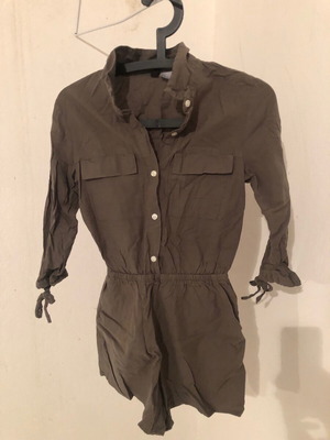 H&M one-piece shorts like new, brown, size XS