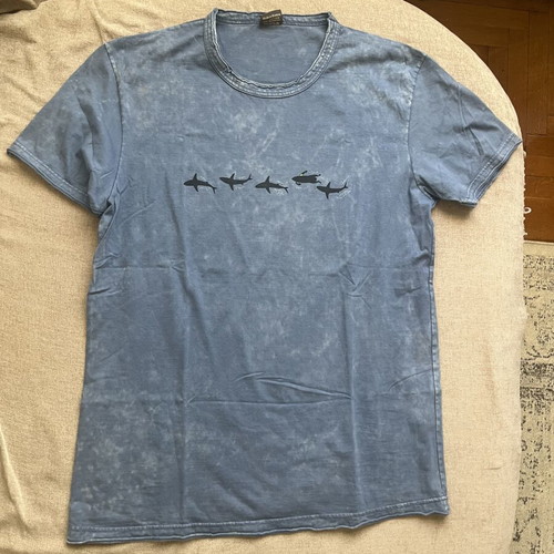 Modous short-sleeve T-shirt like new, 100% cotton, size M, blue