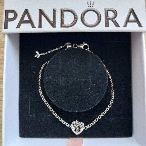 Pandora 925 silver bracelet with cubic zirconia new in box