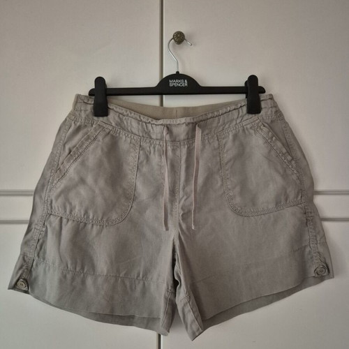 Linen shorts khaki size L like new