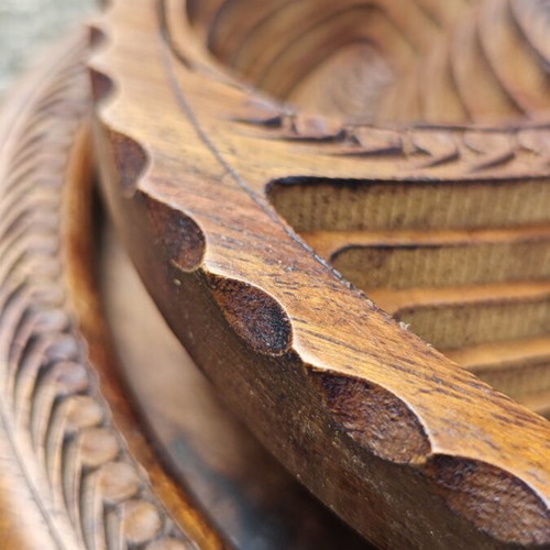 Orntervier Wooden Serving Tray for Nuts used
