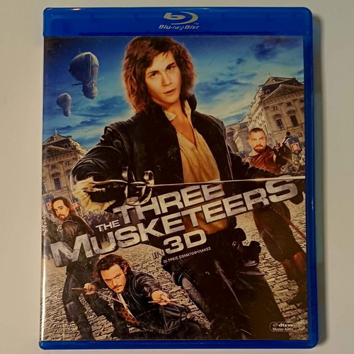 The Three Musketeers 3D Blu-Ray used with Greek subtitles