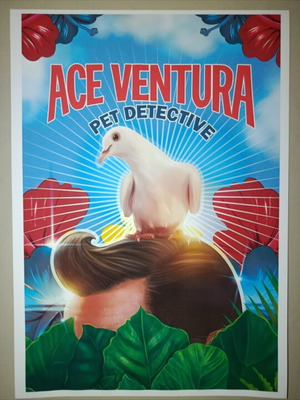 Ace Ventura Pet Detective A4 poster