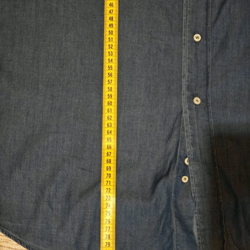 Daniel Hechter Paris men's shirt blue XXL like new, 100% cotton