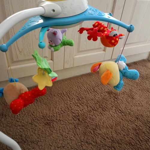Fischer Price bebé rotating sleep toy used