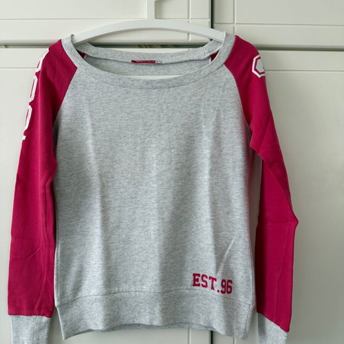 Bodytalk Long-Sleeve Shirt Used, Red Gray, Size S