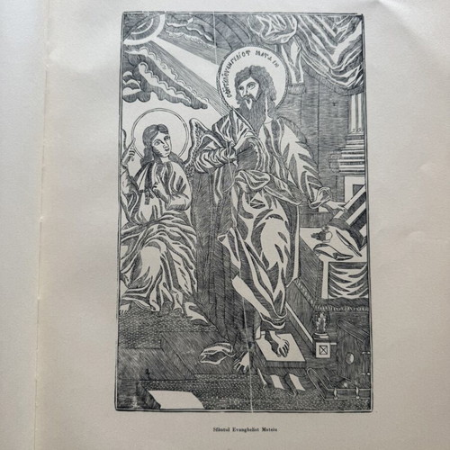 Gravura in lemn book used, religious and ecclesiastical engravings
