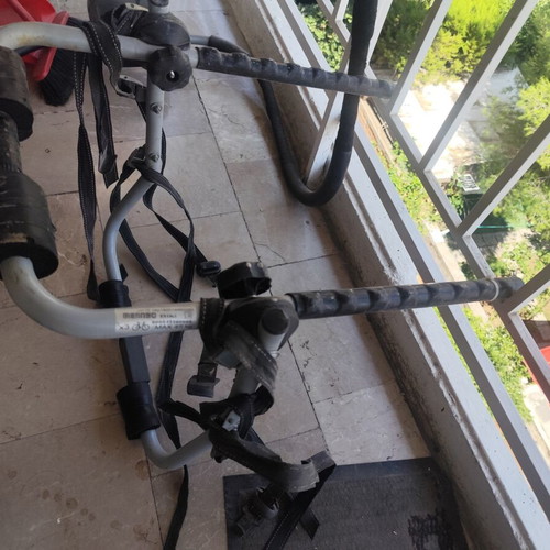 Bike rack for Hatsbac car used, holds up to 3 bikes