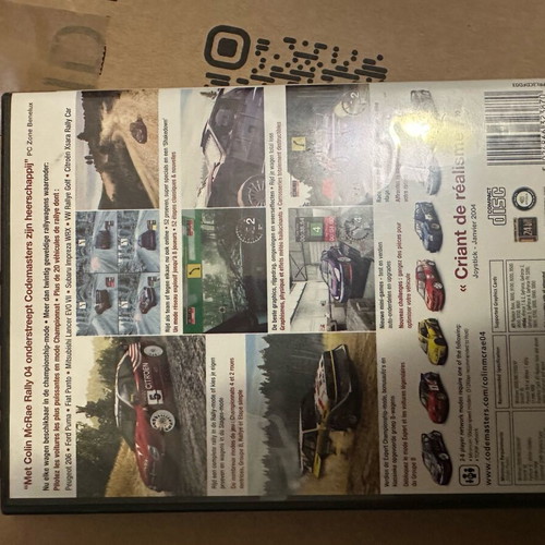 Colin Mcrae Rally 04 used, set of 4 discs