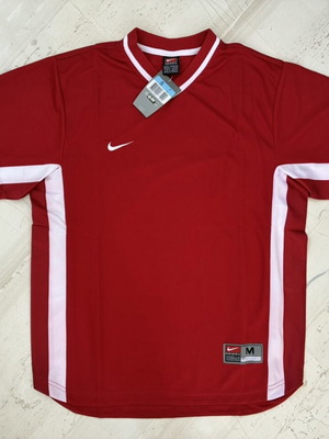 Nike vintage ποδοσφαιρική φανέλα κόκκινη λευκή καινούργια με ετικέτες μέγεθος Medium