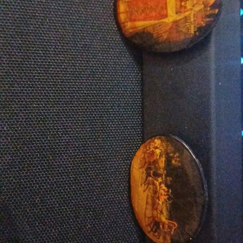 Russian vintage pins used, set