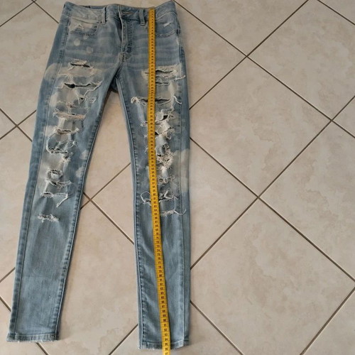 American Eagle High Rise Denim Jeggings S, never worn