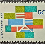 Liechtenstein 1967 stamp set, unsealed