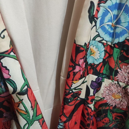 Gucci vintage dress new with tags, colorful floral and leopard print