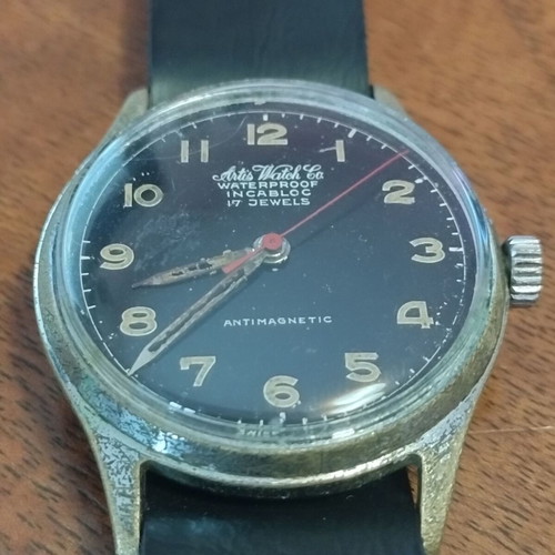Artis Watch Co. Swiss Military Style Mechanical Wristwatch used