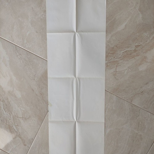Strousy height chart used, paper, 98cm x 32cm