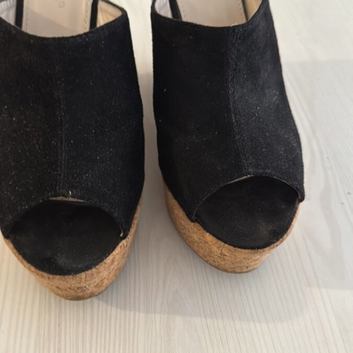 Platform sandals size 39, black