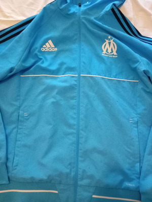 Adidas ποδοσφαιρική ζακέτα μεταχειρισμένη, μπλε, μέγεθος XL