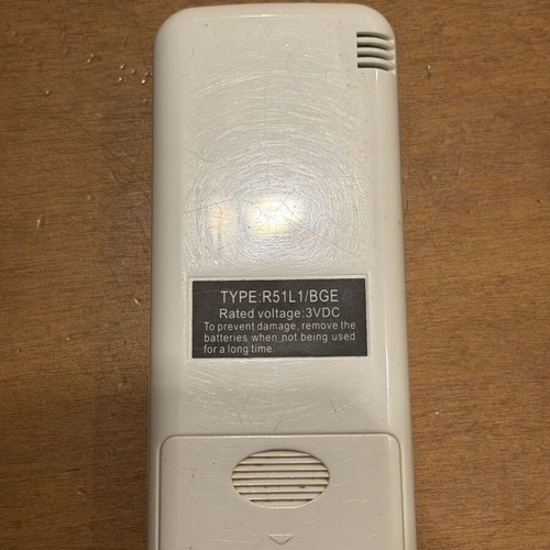 Toyotomi air conditioner remote control