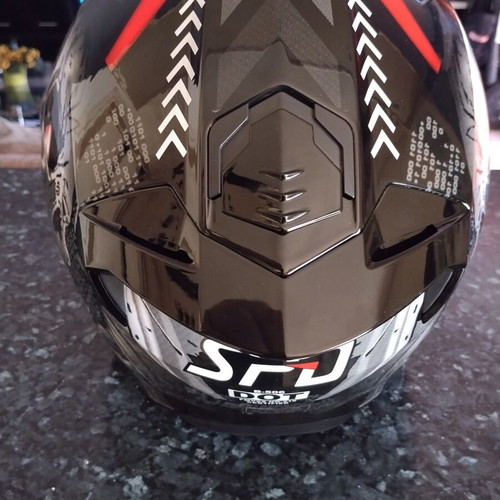 SPD 506 Terminator Full-Face Helmet new with internal visor