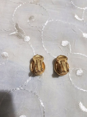 Drop earrings used, missing some stones