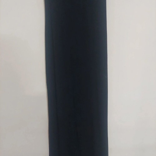 Black Midi/Maxi Dress like new with impressive open back