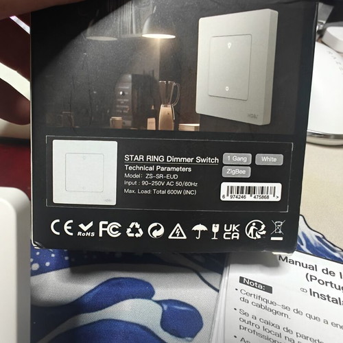 Moes Star Ring Zigbee Dimmer Switch ZS-SR-EUD like new