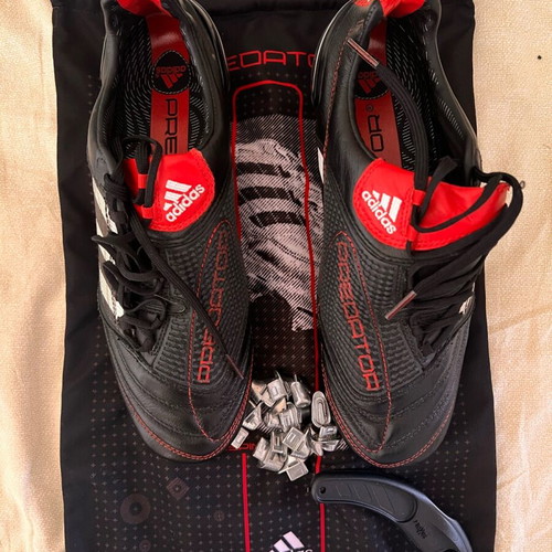 Adidas Predator 2010 new black football shoes size 41