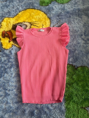 Women's blouse new, coral color, size small fits medium