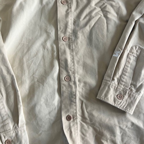 Pull & Bear x Starter men's beige shirt XL, 100% cotton