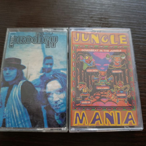 Drum and bass, jungle, breakbeat cassette tapes used with Prodigy