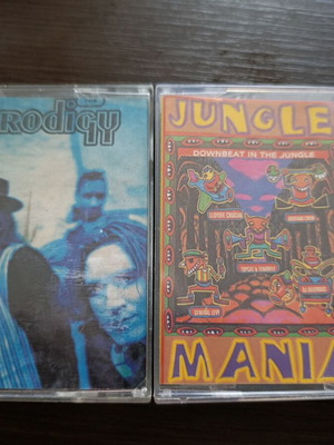 Drum and bass, jungle, breakbeat cassette tapes used with Prodigy