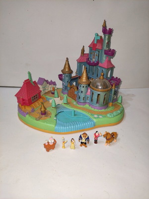 Polly Pocket Disney Beauty and the Beast Magical Castle 1997 used